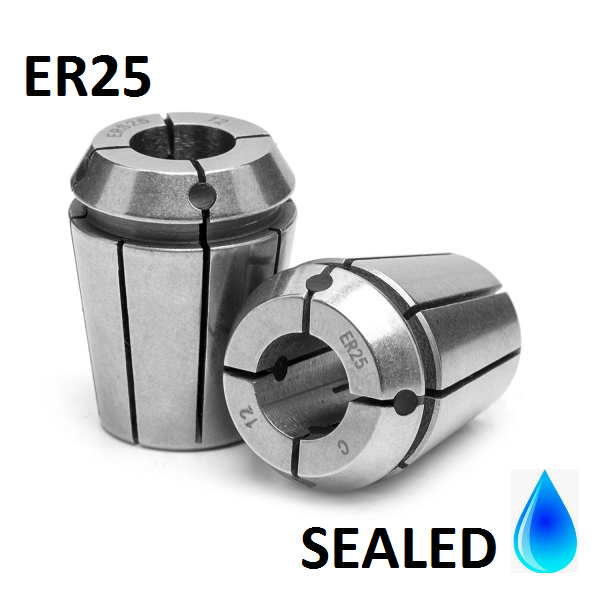 8.0mm ER25 SEALED Standard Accuracy Collets (10 micron)